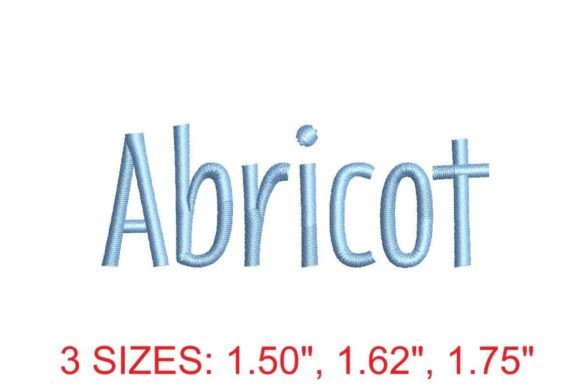 Abricot Embroidery Font: Elegant Holiday Stitching