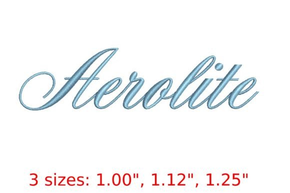Aerolite Embroidery Font: A Designer Review