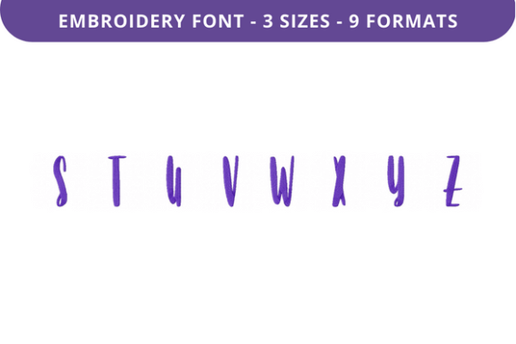 Fifty First Dates Font S-Z: An Embroidery Review