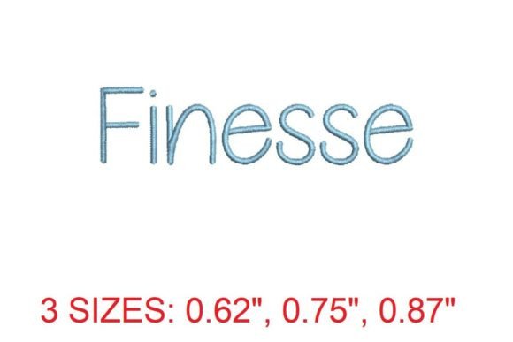Finesse Embroidery Font: A Designer’s Apparel Review