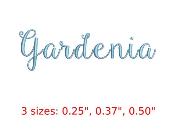 Gardenia Embroidery Font: A Seasonal Design Review