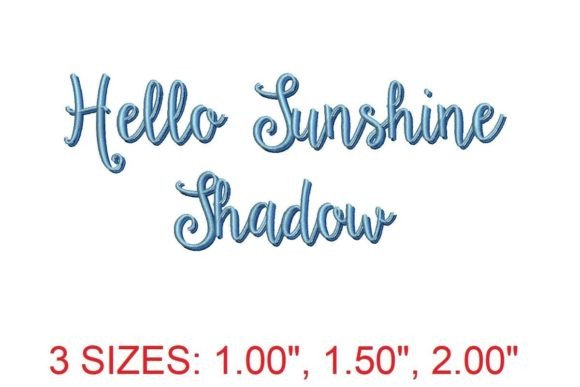 Hello Sunshine Shadow Font: A Stitch Test Review