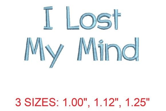 I Lost My Mind Font: An Embroidery Designer’s Review
