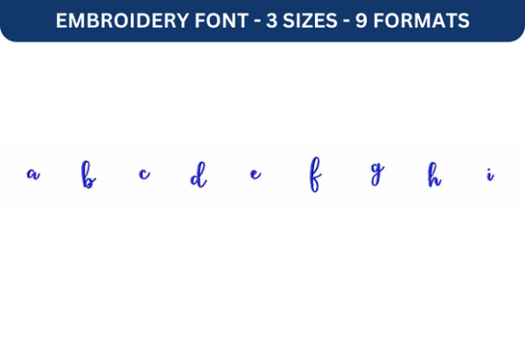 Lettres Douces Font Lower a to I Review