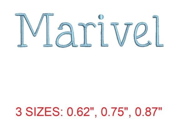 Marivel Embroidery Font: A Designer’s Stitch Test