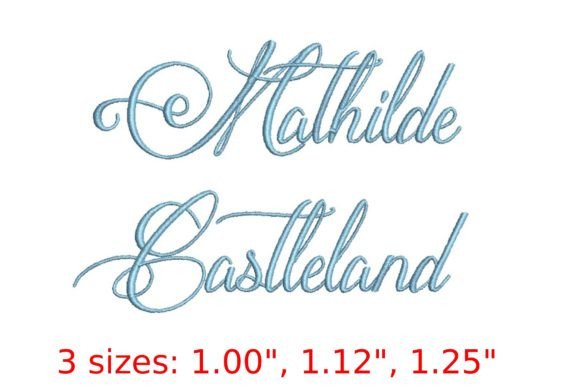 Mathilde Castleland: A Festive Embroidery Font Review