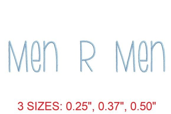 Men R Men Medium Font: Seasonal Embroidery Review