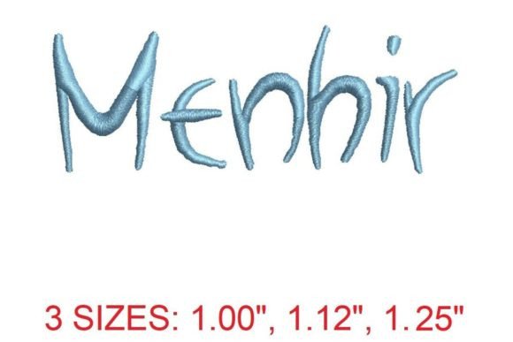 Menhir Embroidery Font: Bold Branding Review