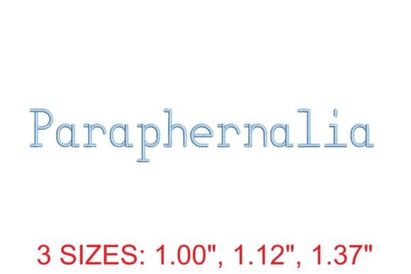 Paraphernalia Embroidery Font: A Designer Review