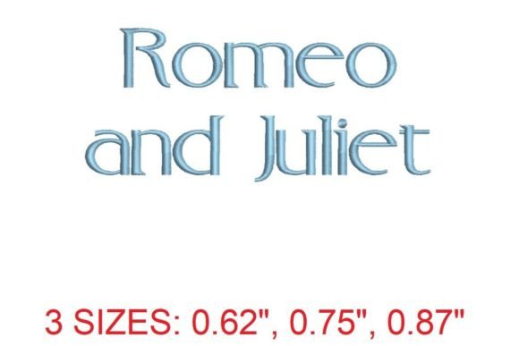 Romeo and Juliet Font: Elegant Embroidery Review