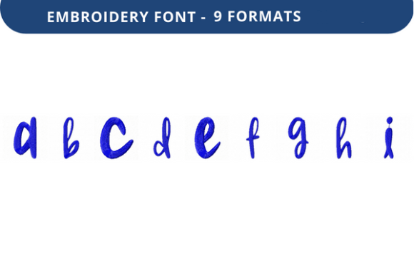 Smooth Slushie Font Lowercase a to I Review
