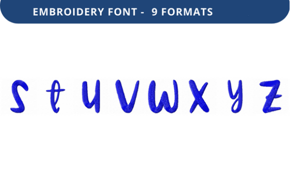 Smooth Slushie Font Lowercase S to Z Review