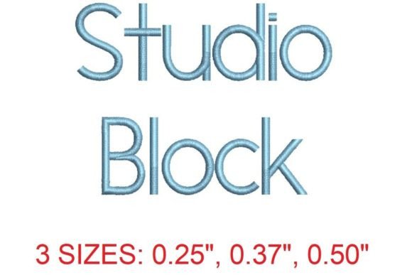 Studio Block Embroidery Font: A Designer’s Review