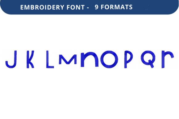 Taffy Luck Font J to R: A Sweet Embroidery Review